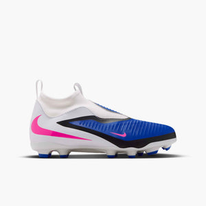 NIKE JR PHANTOM 6 HIGH ACADEMY FG RACER BLUE/PINK BLAST