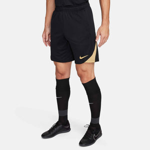 NIKE DRI-FIT STRIKE SHORT BLACK/JERSEY GOLD/METALL