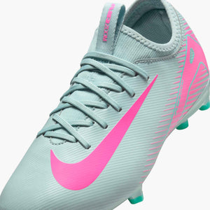 NIKE JR ZM VAPOR 16 ACADEMY FG OCEAN CUBE/PINK BLAST