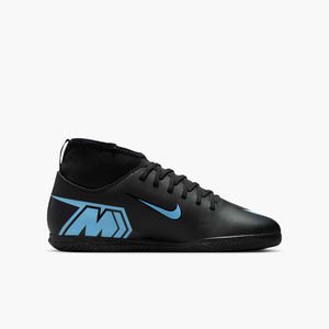 NIKE JR ZM SUPERFLY 10 CLUB IC BLACK/ICE BLUE