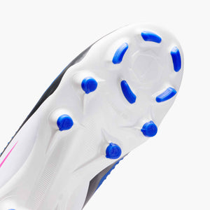 NIKE JR PHANTOM 6 HIGH ACADEMY FG RACER BLUE/PINK BLAST
