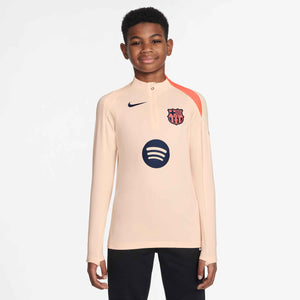 NIKE JR BARCELONA 25-26 STRIKE DRILL TOP CRIMSON TINT/MANGO