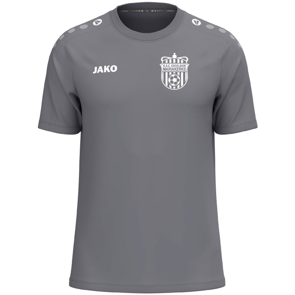 JAKO JR KSC EXCELSIOR MARIAKERKE T-SHIRT ONE COTTON GRIJS