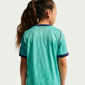 NIKE JR BARCELONA 26-27 THIRD JERSEY GREEN FROST