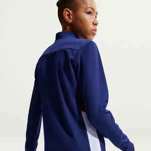 NIKE JR ACADEMY25 DRILL TOP BLUE VOID/BLACK