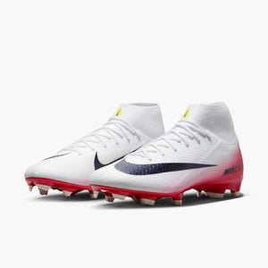 NIKE ZM SUPERFLY 10 ACADEMY FG LV8 UNIVERSITY RED/DARK OBSIDIAN