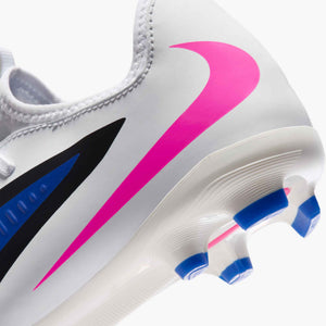 NIKE JR PHANTOM 6 LOW ACADEMY FG RACER BLUE/PINK BLAST