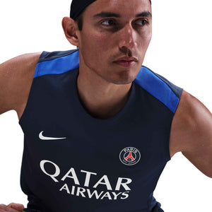 NIKE PSG 25-26 STRIKE SLEEVE TOP MIDNIGHT NAVY/DIFFUSED BLUE