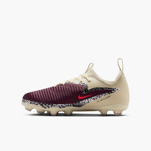 NIKE JR PHANTOM 6 LOW ACADEMY FG UNITED BURGUNDY CRUSH