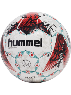 HUMMEL INSPIRE TRAINING BALL WHITE/RED
