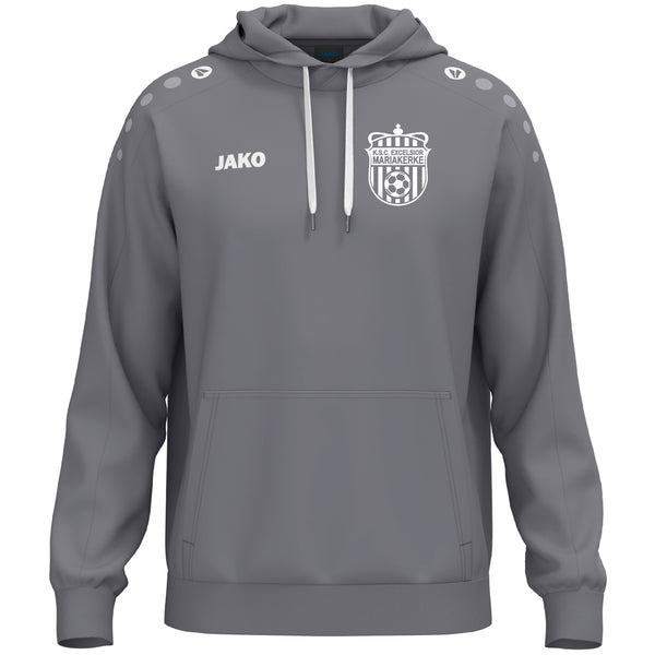 JAKO JR KSC EXCELSIOR MARIAKERKE SWEATER MET KAP ONE COTTON GRIJS