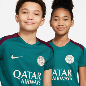 NIKE JR PSG 24-25 STRIKE SS TOP GEODE TEAL