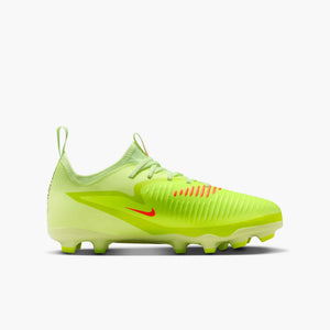 NIKE JR PHANTOM 6 LOW ACADEMY FG HYPER CRIMSON/BLACK