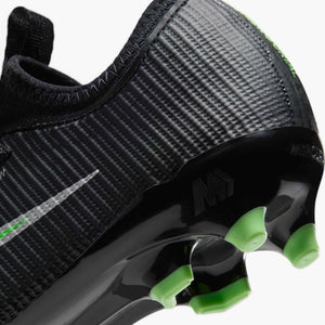 NIKE JR ZM VAPOR 17 ACADEMY LK FG BLACK/ILLUSION GREEN