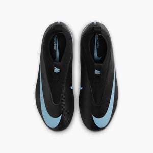 NIKE JR ZM SUPERFLY 10 ACADEMY FG BLACK/ICE BLUE