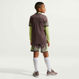 NIKE JR MBAPPE DRI-FIT TOP SHORT PLUM ECLIPSE