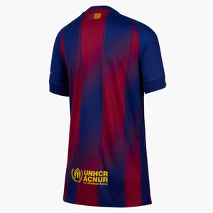 NIKE JR BARCELONA 25-26 HOME JERSEY DEEP ROYAL/MIDWEST GOLD