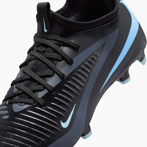 NIKE JR PHANTOM 6 LOW ACADEMY FG BLACK/ICE BLUE