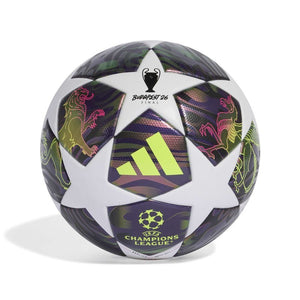 ADI UCL 25-26 BUDAPEST LEAGUE BOX BALL DARK PURPLE/WHITE