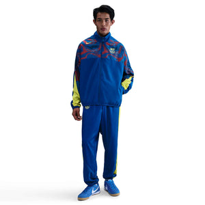 NIKE BARCELONA 25-26 WOVEN JACKET GYM BLUE/OPTI YELLOW