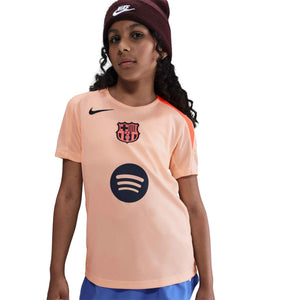 NIKE JR BARCELONA 25-26 STRIKE SS TOP CRIMSON TINT/MANGO