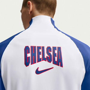 NIKE CHELSEA 26-27 STRIKE DRILL TOP WHITE/RUSH BLUE