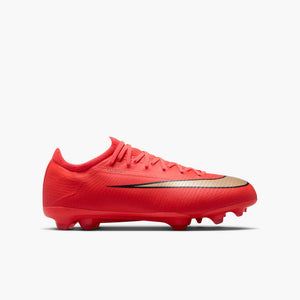 NIKE JR ZM VAPOR 17 PRO FG BRIGHT CRIMSON/BLUR