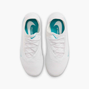 NIKE JR PHANTOM 6 LOW PRO FG WHITE/DUSTY CACTUS