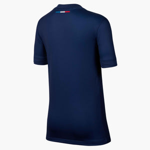 NIKE JR PSG 24-25 HOME JERSEY MIDNIGHT NAVY/RED