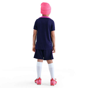 NIKE JR BARCELONA 25-26 STRIKE SS TOP IMPERIAL PURPLE/MIDWEST GOLD