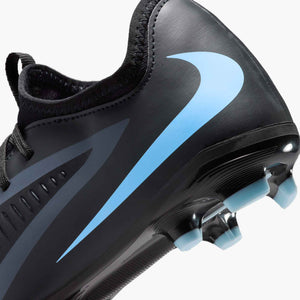 NIKE JR PHANTOM 6 LOW ACADEMY FG BLACK/ICE BLUE