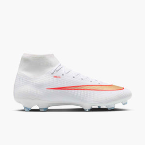 NIKE ZM SUPERFLY 11 ACADEMY FG WHITE/BRIGHT CRIMSON