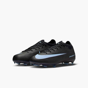 NIKE JR ZM VAPOR 16 PRO FG BLACK/ICE BLUE