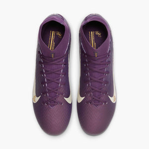 NIKE ZM SUPERFLY 10 ACADEMY FG MBAPPE GRAND PURPLE/IVORY