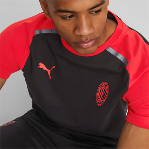 PUMA MILAN 23-24 CASUAL TEE BLACK/RED