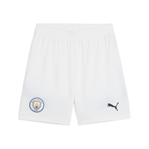 PUMA JR CITY 24-25 HOME SHORT WHITE/MARINE BLUE