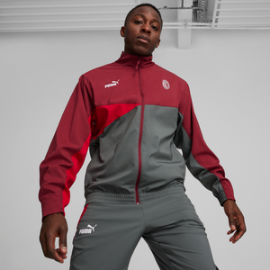 PUMA AC MILAN 23-24 WOVEN JACKET REGAL RED