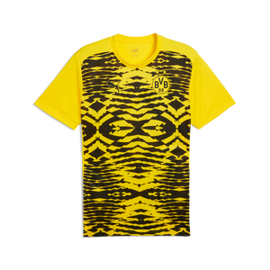 PUMA DORTMUND 24-25 PRE-MATCH SS JERSEY FASTER YELLOW/BLACK