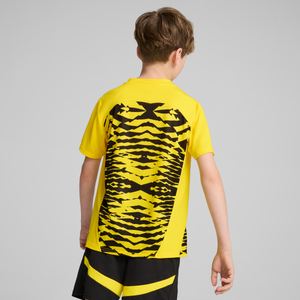PUMA JR DORTMUND 24-25 PRE-MATCH SS JERSEY FASTER YELLOW/BLACK