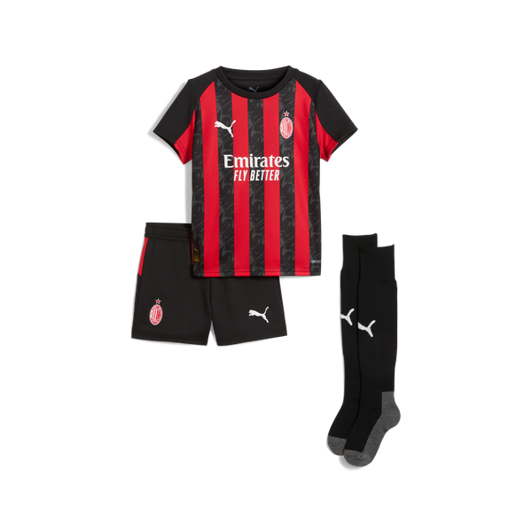 PUMA JR MILAN 25-26 HOME MINIKIT FOR ALL TIME RED/BLACK