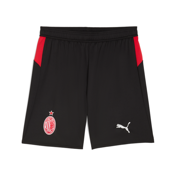 PUMA JR MILAN 25-26 HOME SHORT BLACK/RED