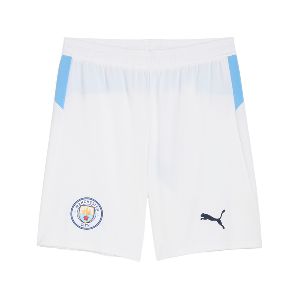 PUMA CITY 25-26 HOME SHORT WHITE/TEAM LIGHT BLUE