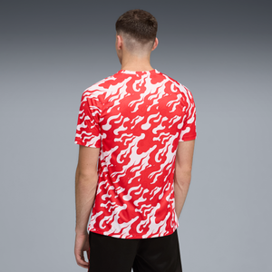 PUMA MILAN 25-26  WARM UP JERSEY WHITE/RED