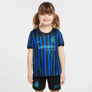 NIKE JR INTER 25-26 LB HOME KIT LYON BLUE/BLACK