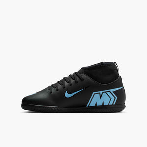 NIKE JR ZM SUPERFLY 10 CLUB IC BLACK/ICE BLUE