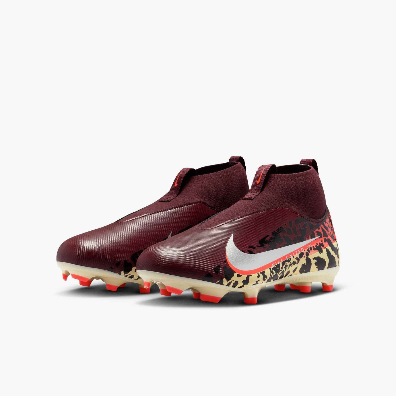 NIKE JR ZM SUPERFLY 10 ACADEMY FG UNITED BURGUNDY CRUSH