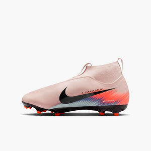 NIKE JR ZM SUPERFLY 10 ACADEMY FG UNITED SILT RED/RACER BLUE