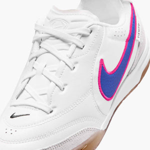 NIKE JR TIEMPO STREETGATO IC WHITE/RACER BLUE/PINK