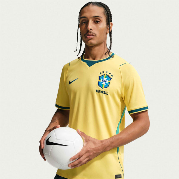 NIKE BRAZIL WC26 HOME JERSEY CANARY/LIGHT MENTA