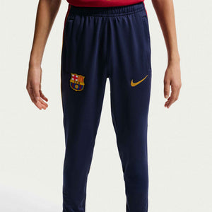 NIKE JR BARCELONA 26-27 STRIKE PANT BLACKENED BLUE/NOBLE RED